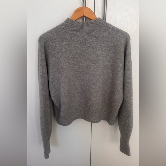 & Other Stories Gray Turtleneck Sweater - Picture 6 of 6